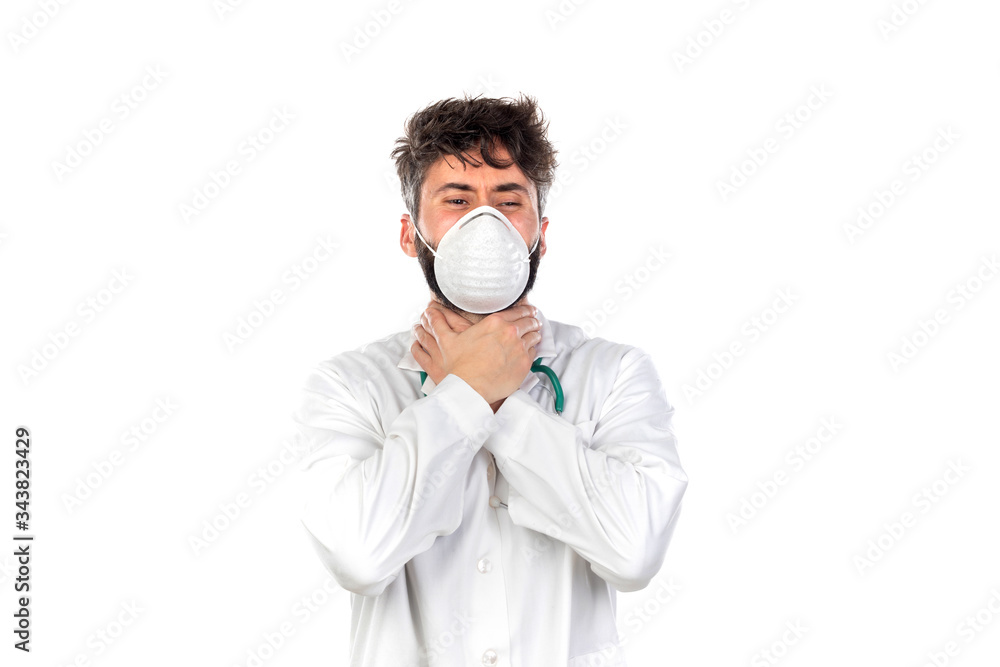 Doctor wearing a lab coat Doctor wearing a lab coat