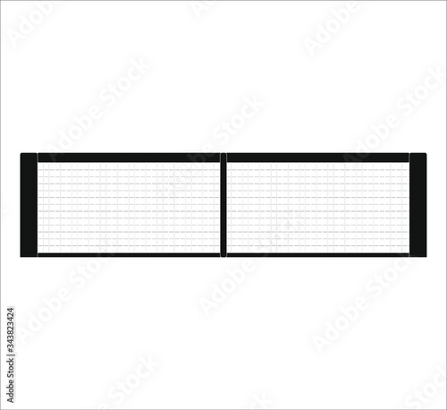 tennis court net. Vector illustration for web and mobile design.