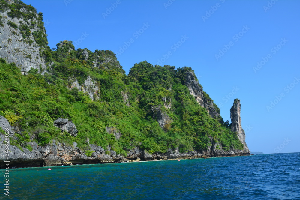 Maya Bay Ko Phi Phi Leh Thaïlande Asie