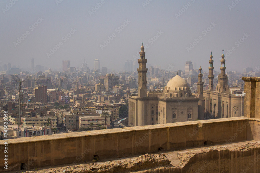 View from the Citadel of Cairo or Citadel of Saladin