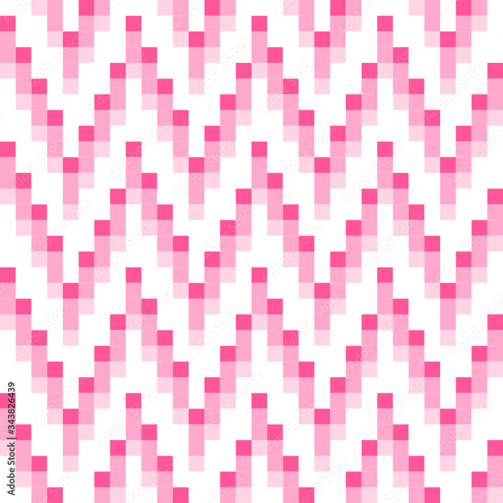 Pink Tile Diagonal Geometric Seamless Pattern On White Background Pink Tile Diagonal Geometric Seamless Pattern On White Background