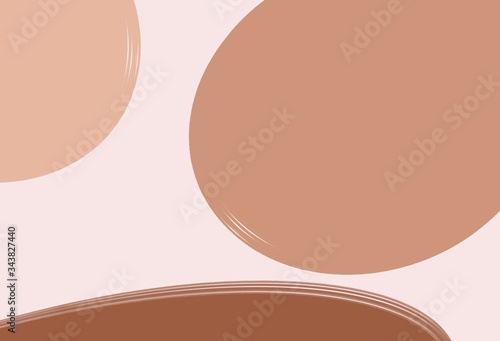 Nude colors abstract illustration , advertising background
