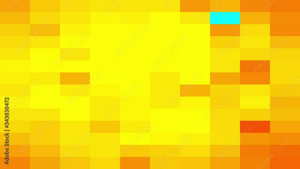 yellow and orange mosaic animated pixelated gradient background in motion, colorful Pixelated Digital Screen with a Random Changing Pattern Backdrop. 4K High Definition Video. yellow and orange mosaic animated pixelated gradient background in motion, colorful Pixelated Digital Screen with a Random Changing Pattern Backdrop. 4K High Definition Video.