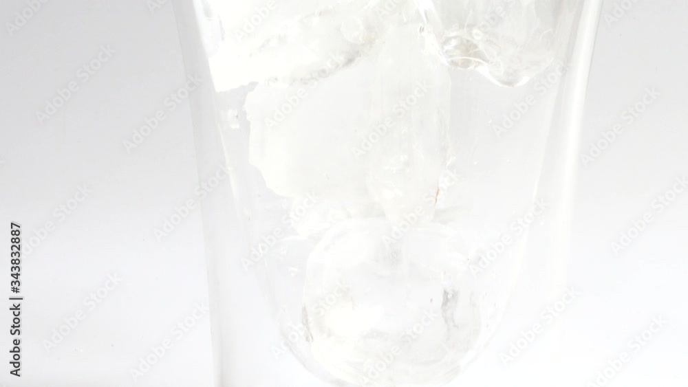 Preparation of cold coffee with milk and ice. Preparation of cold coffee with milk and ice.