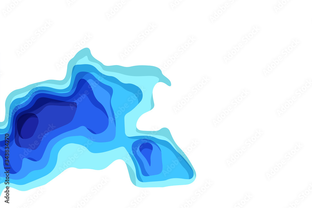 blue layers style on white blue layers style on white