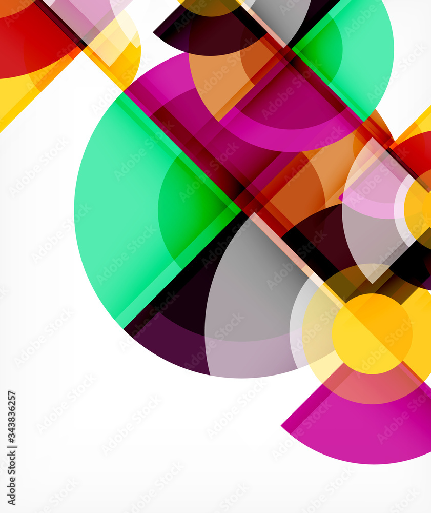 Abstract background, circle and triangle design round shapes overlapping. Geometric trendy template. Vector Illustration For Wallpaper, Banner, Background, Card, Book Illustration, landing page Abstract background, circle and triangle design round shapes overlapping. Geometric trendy template. Vector Illustration For Wallpaper, Banner, Background, Card, Book Illustration, landing page