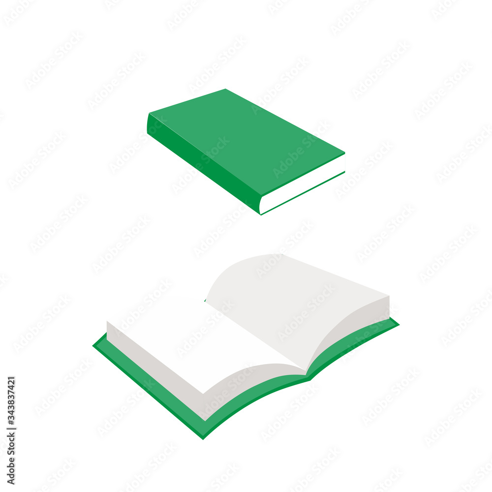 This is a book on a white background. This is a book on a white background.