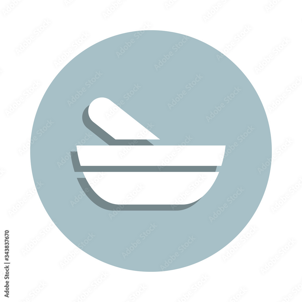 Laboratory, mortar badge icon. Simple glyph, flat vector of laboratory icons for ui and ux, website or mobile application Laboratory, mortar badge icon. Simple glyph, flat vector of laboratory icons for ui and ux, website or mobile application