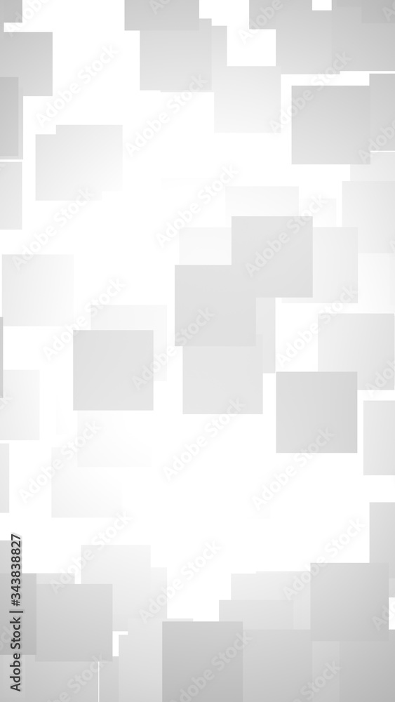 White abstract background. Misty backdrop with grey squares. 3D illustration White abstract background. Misty backdrop with grey squares. 3D illustration