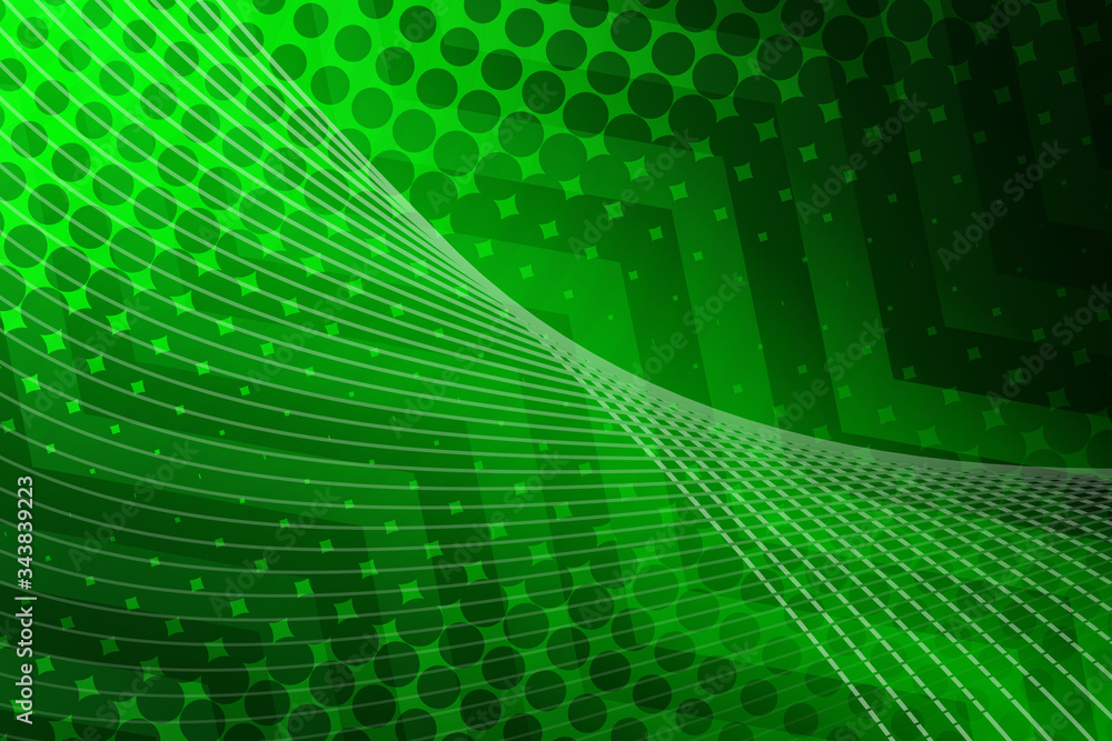 Fototapeta premium abstract, green, pattern, light, design, wallpaper, texture, leaf, illustration, nature, blue, plant, lines, geometric, line, graphic, backgrounds, color, shape, backdrop, palm, digital, grid