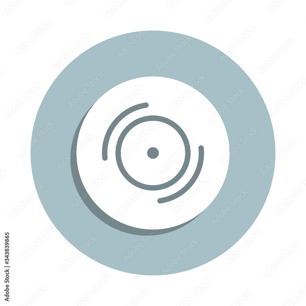 Music festival, album, recorded, track badge icon. Simple glyph, flat vector of music festival icons for ui and ux, website or mobile application Music festival, album, recorded, track badge icon. Simple glyph, flat vector of music festival icons for ui and ux, website or mobile application