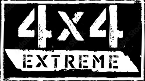 off-road emblem. Extreme Suv logo vector illustration stamp