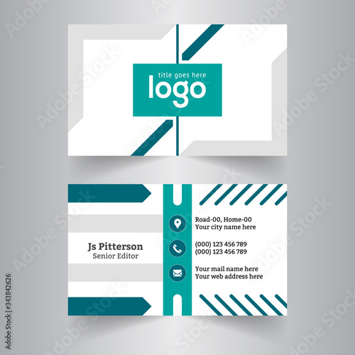 Clean & Creative Modern Business card template Design 