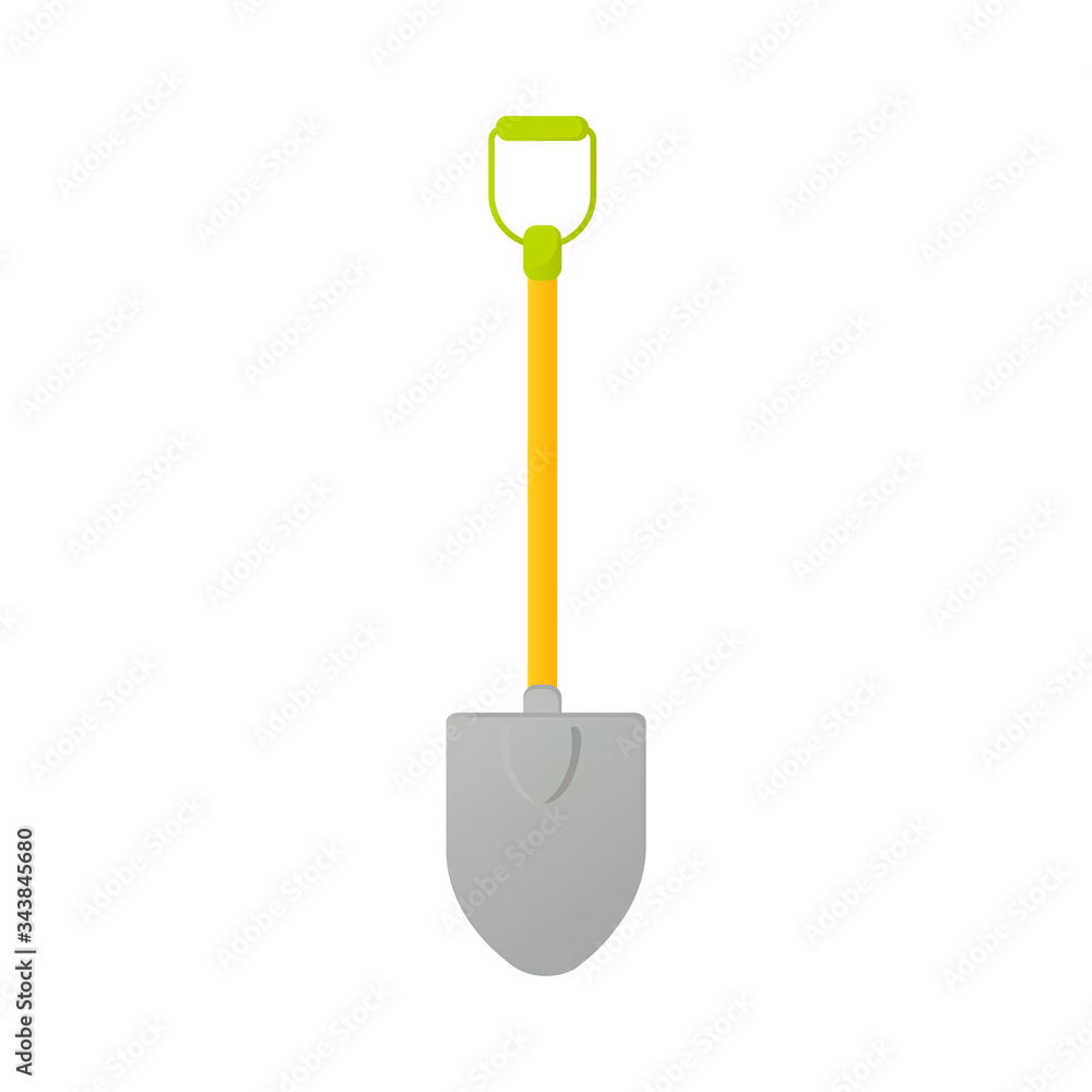 Shovel vector icon isolated Shovel vector icon isolated