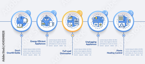 Cost effective lifestyle vector infographic template