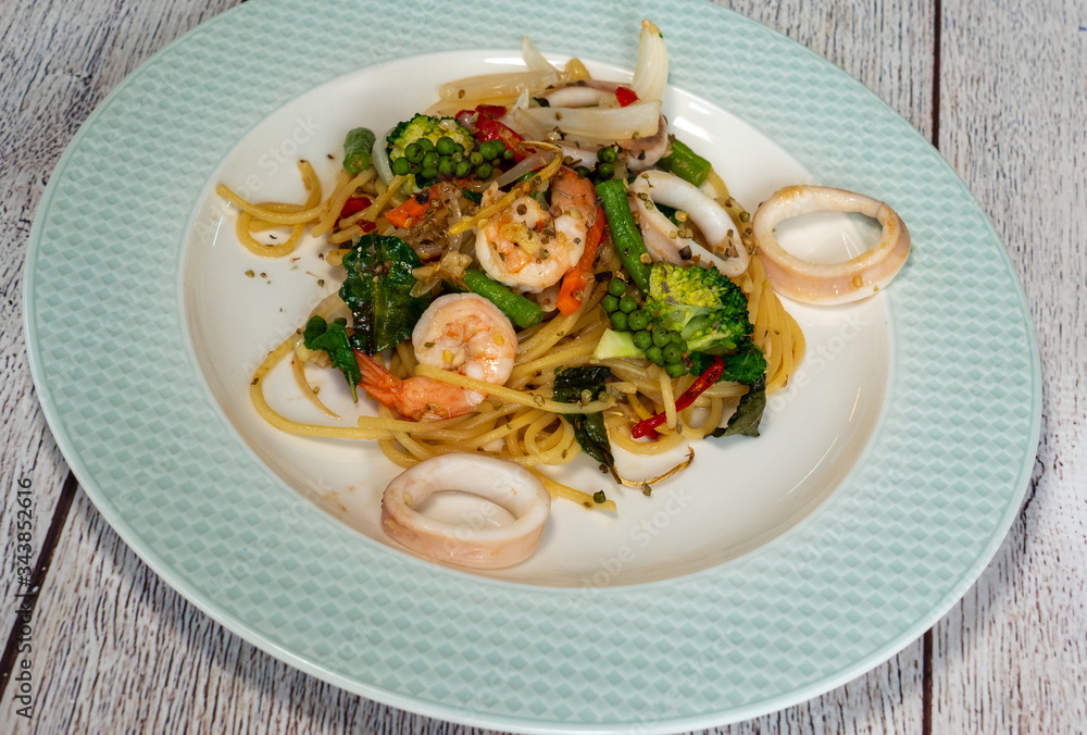 Thai Food Mixed Dishes Wide Selection Thai Food Mixed Dishes Wide Selection