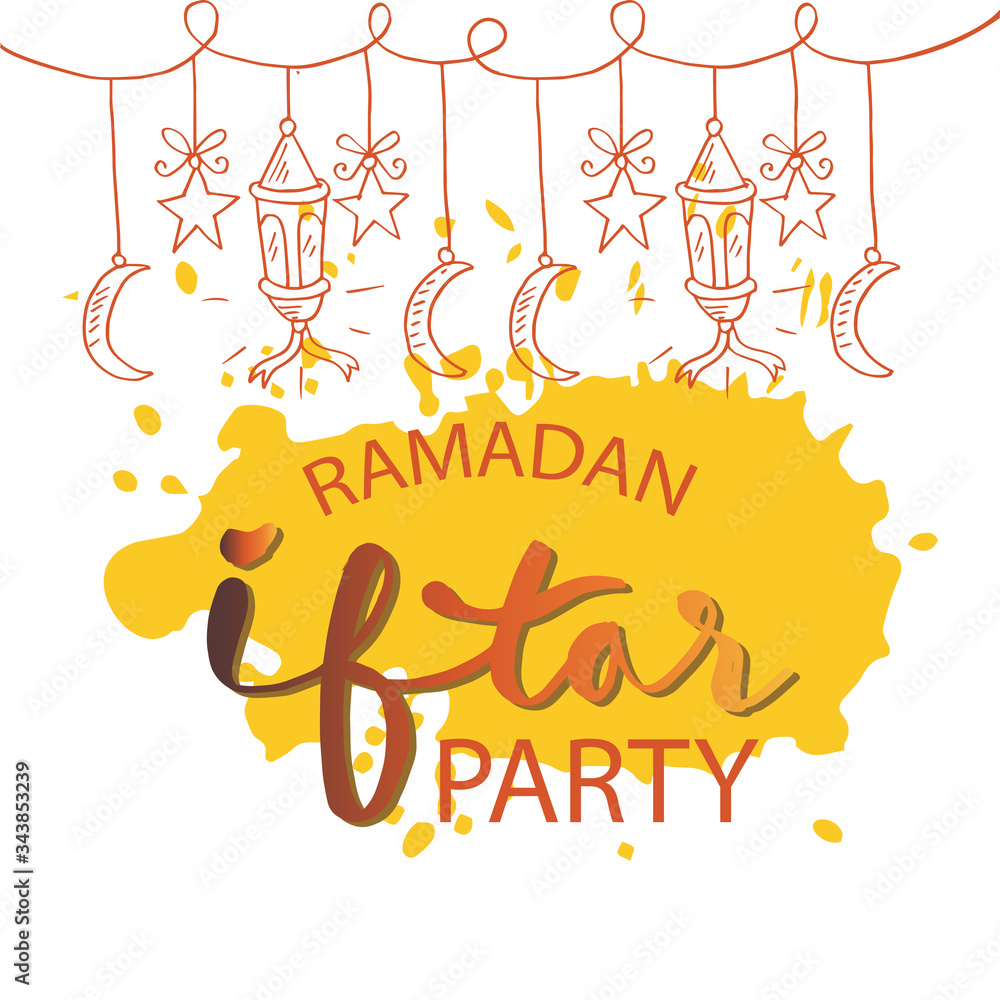 Ramadan Kareem Iftar party celebration