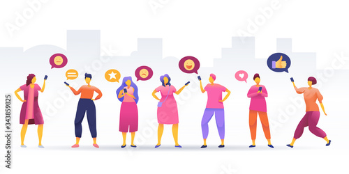 Social Network, stay connected, people connecting all over the world,