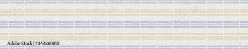Seamless french farmhouse broken stripe border pattern. Provence striped linen shabby chic style. Hand drawn rustic textured line. Home deco linear banner. Vintage scandi ribbon trim edging tape.