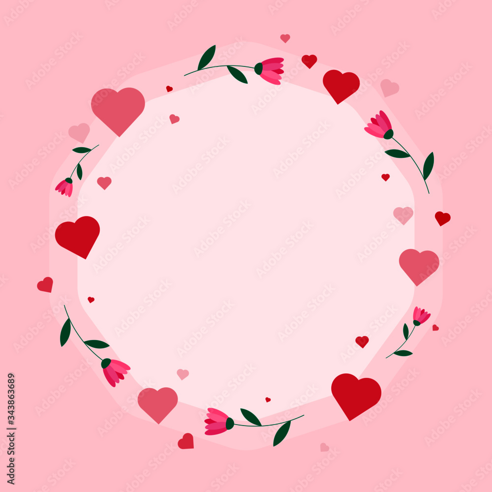 This is a cute Valentine’s Day background. Cute vector card. Could be used for Valentine’s Day, Women’s Day, Mother’s Day