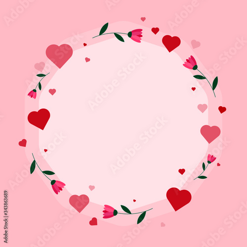 This is a cute Valentine’s Day background. Cute vector card. Could be used for Valentine’s Day, Women’s Day, Mother’s Day