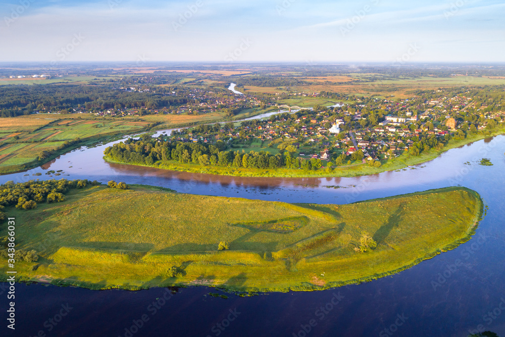 Belarusian aerial landscape