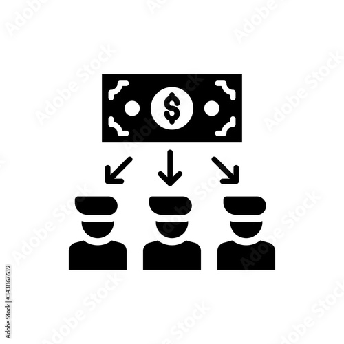 employees wages Vector Icon