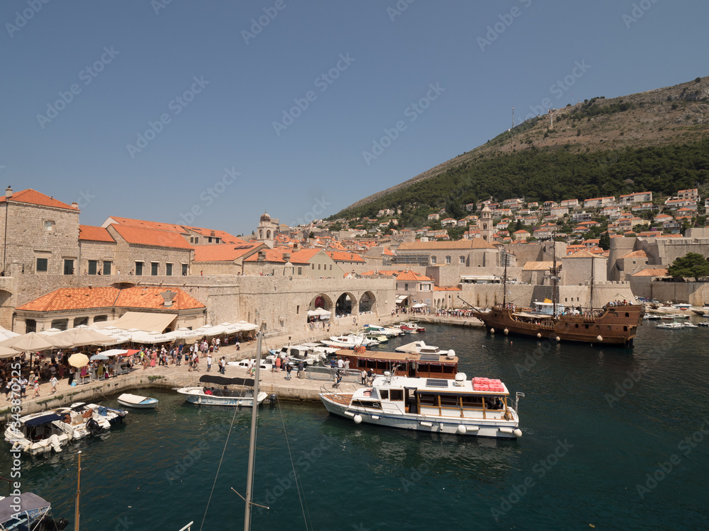 Puerto de Dubrovnik, en Croacia