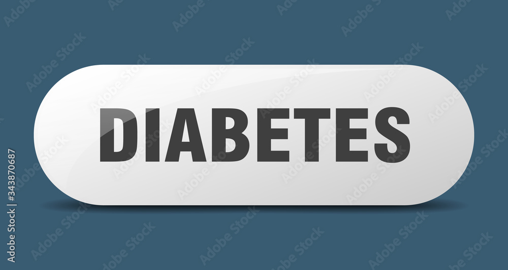 diabetes button. diabetes sign. key. push button.
