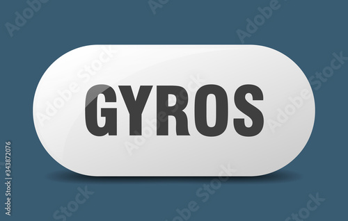 gyros button. gyros sign. key. push button.