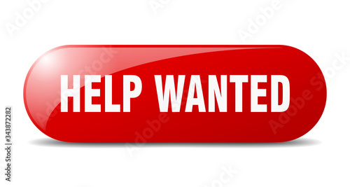 help wanted button. help wanted sign. key. push button.