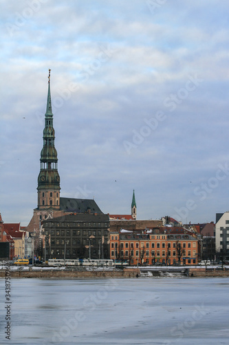 Riga, Latvia, 2009, January, Dome church in winter