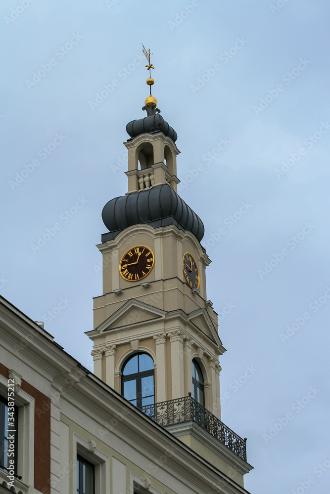 Riga, Latvia, 2009, January, Tower of Riga council