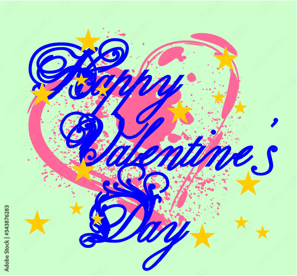 valentine day love graphic design vector art