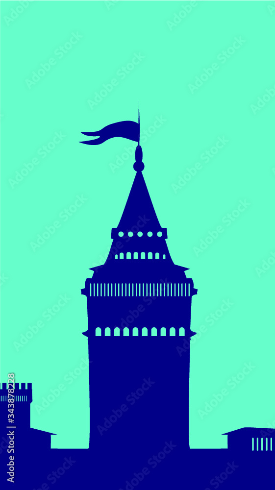 Obraz premium istanbul city print embroidery graphic design vector art