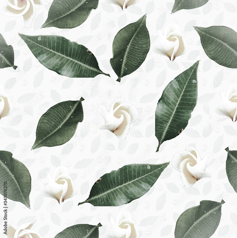 leaves seamless pattern leaves seamless pattern