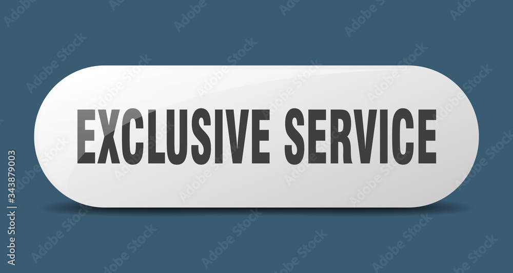 exclusive service button. exclusive service sign. key. push button.