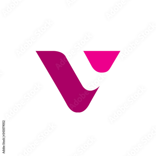 V Logo for your business simple and clean