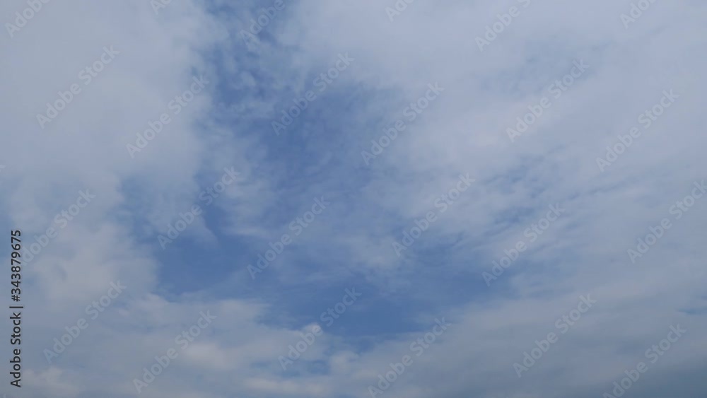 Nature TimeLapse of Beautiful sunny blue sky with puffy fluffy white cirrocumulus clouds & cloudscape slowly moved on daylight skyline horizon in tropical summer sunlight & sun rays at sunshine day Nature TimeLapse of Beautiful sunny blue sky with puffy fluffy white cirrocumulus clouds & cloudscape slowly moved on daylight skyline horizon in tropical summer sunlight & sun rays at sunshine day