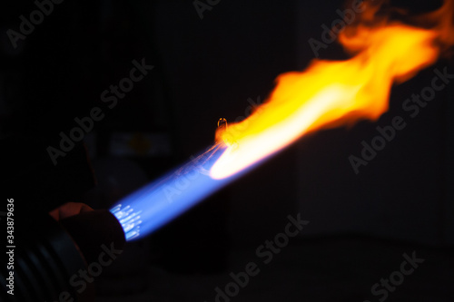 Konstfotografi Glass Blowing Torch