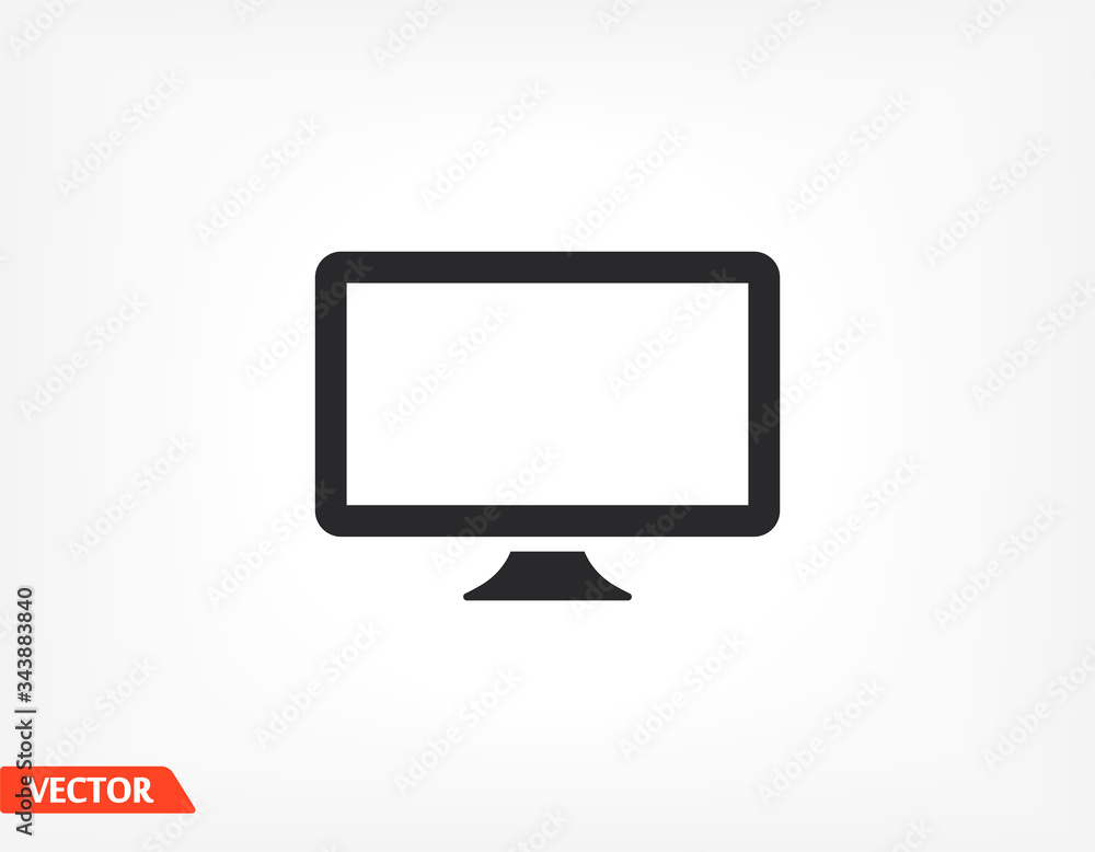 monitor icon, Vector Eps 10 . Lorem Ipsum Design Flat monitor icon, Vector Eps 10 . Lorem Ipsum Design Flat