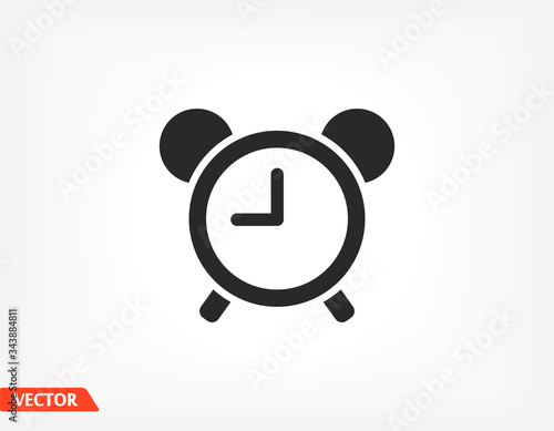 clock icon. Vector Eps 10 . illustration best clock Design Flat