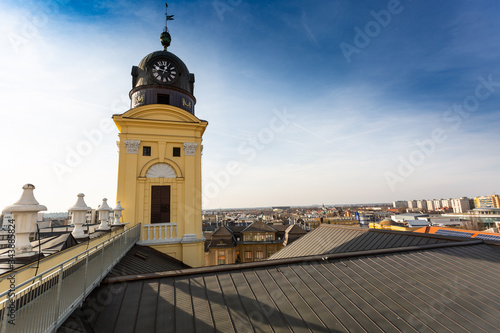 Reformed Great Church in Debrecen city, Hungary photo