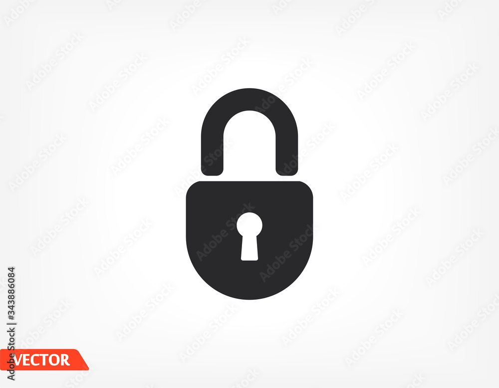 lock icon. Vector Eps 10 . Lorem Ipsum Flat Design padlock lock icon. Vector Eps 10 . Lorem Ipsum Flat Design padlock