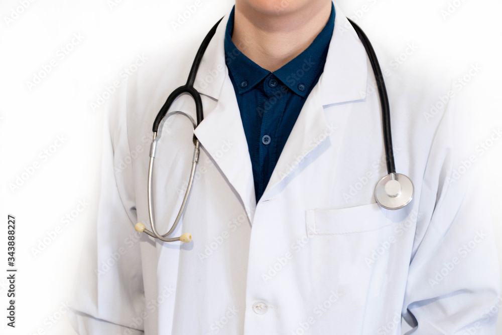 Doctor in a white coat Doctor in a white coat