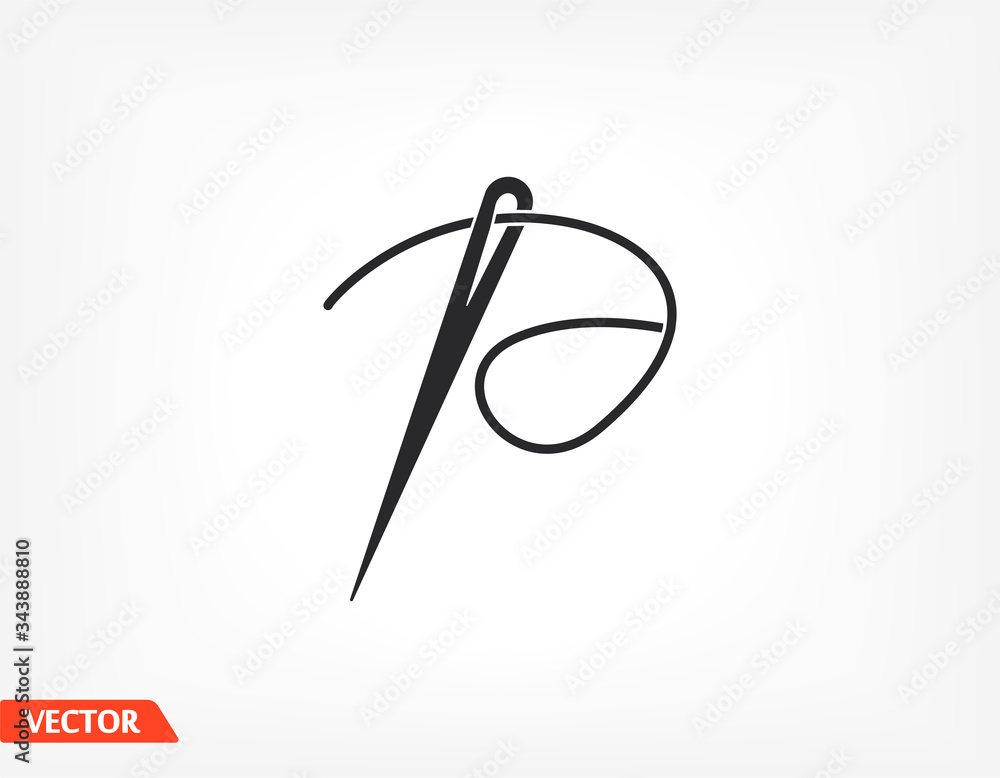 Needle icon. Vector Eps 10 . Lorem Ipsum Flat Design Needle icon. Vector Eps 10 . Lorem Ipsum Flat Design