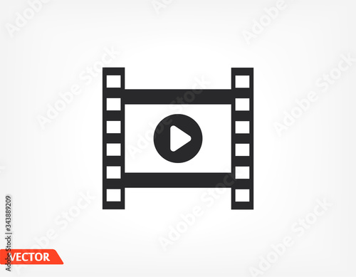 video icon. Vector Eps 10 . Lorem Ipsum Flat Design