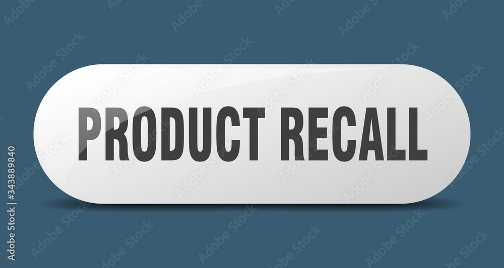 product recall button. product recall sign. key. push button.