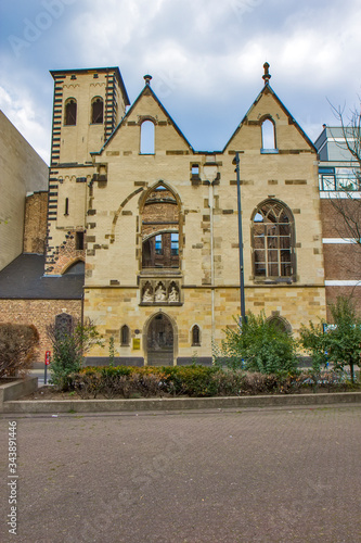 Old Saint Alban church in Cologne  Germany