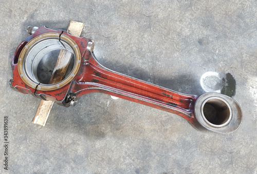 Compressor crosshead close-up